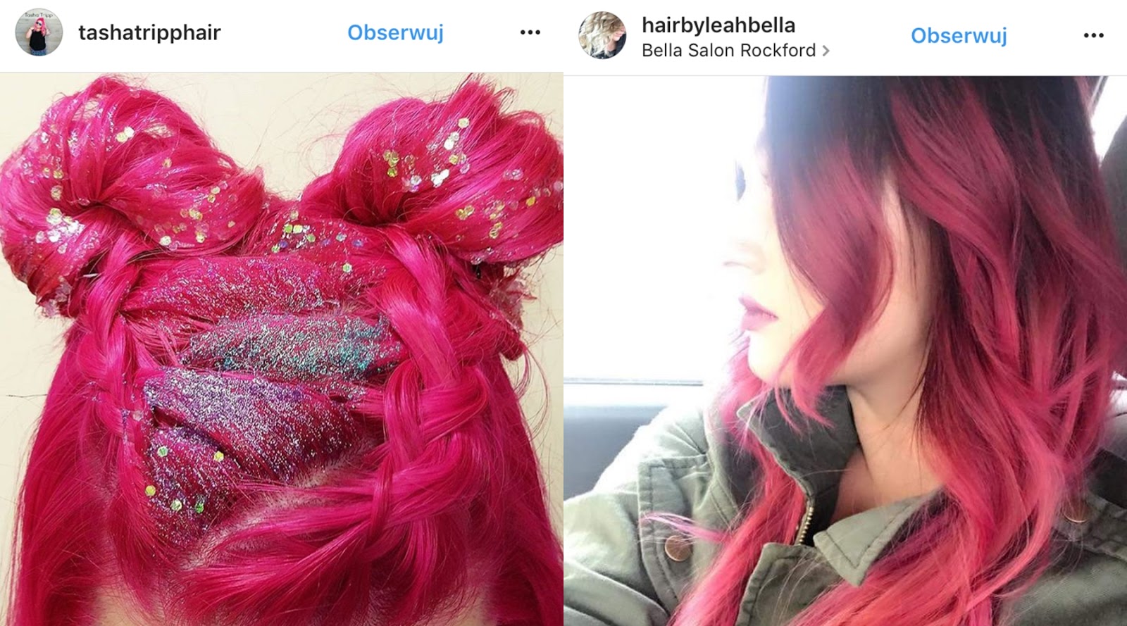 jak zrobić różowe włosy